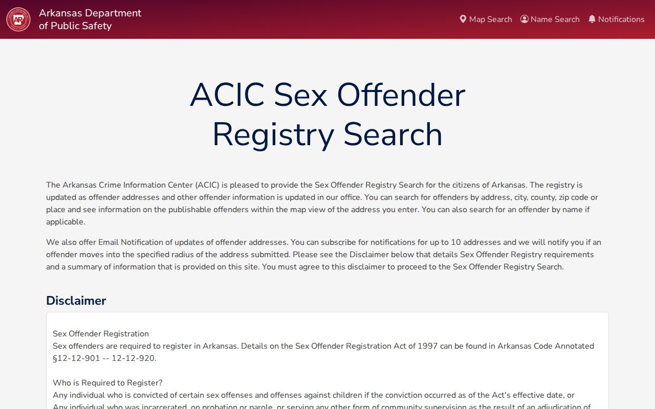 Cross County sex offender search Arkansas registry